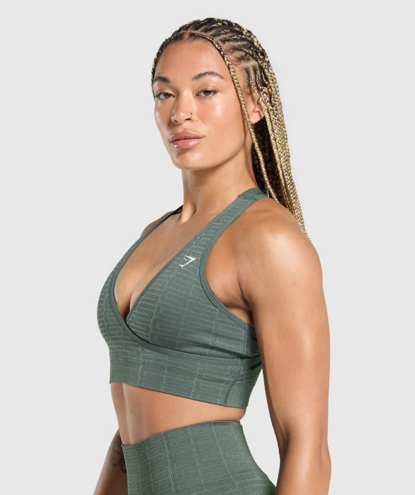 Adapt Monogram Seamless Sports Bra