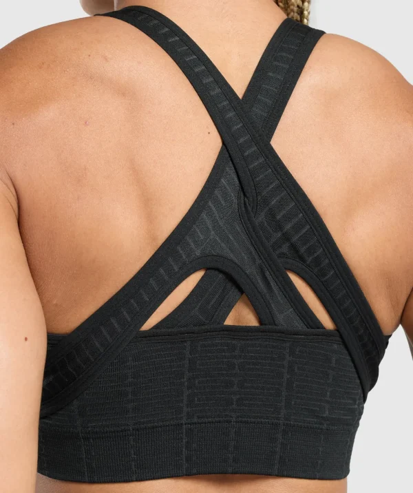 Adapt Monogram Seamless Sports Bra