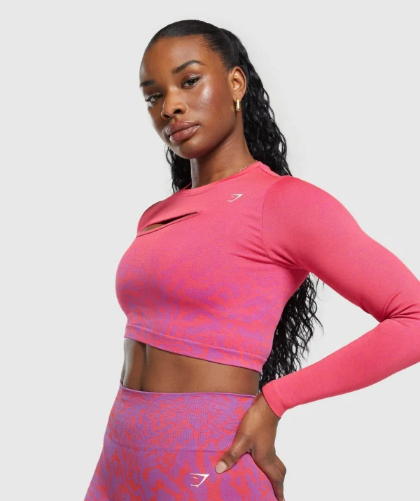 Adapt Safari Seamless Faded Long Sleeve Top