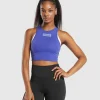 Block Crop Tank