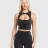 Caged Seamless Tank With Shelf