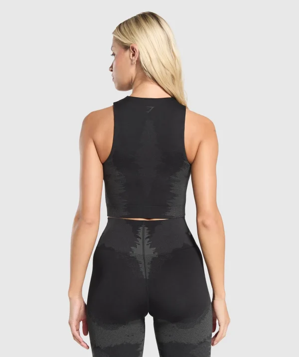 Caged Seamless Tank With Shelf
