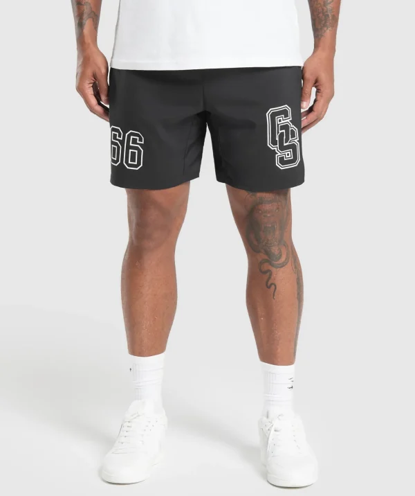 Collegiate Graphic Shorts