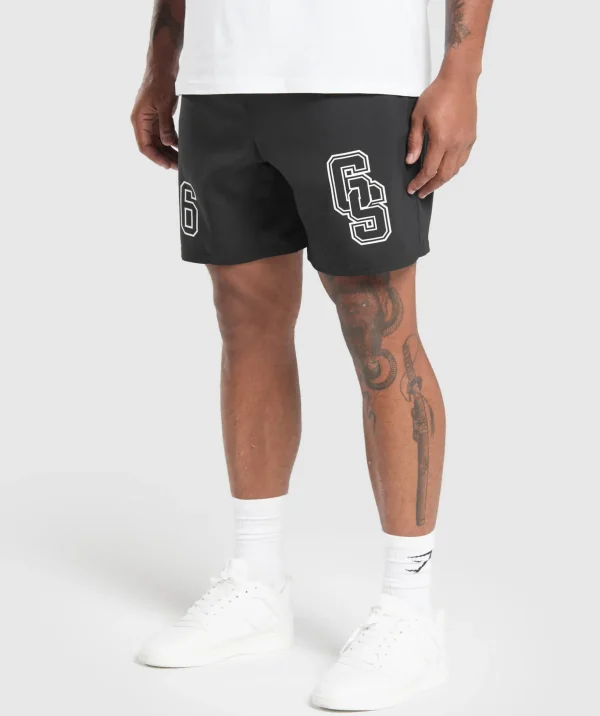 Collegiate Graphic Shorts