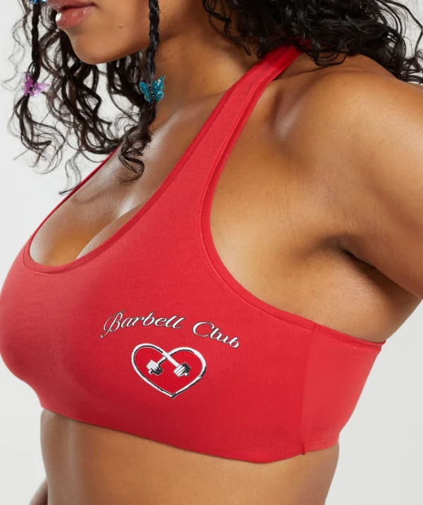 Cotton Graphic Bralette