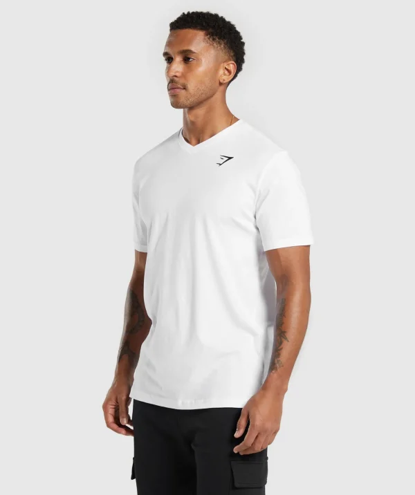 Crest V-Neck T Shirt