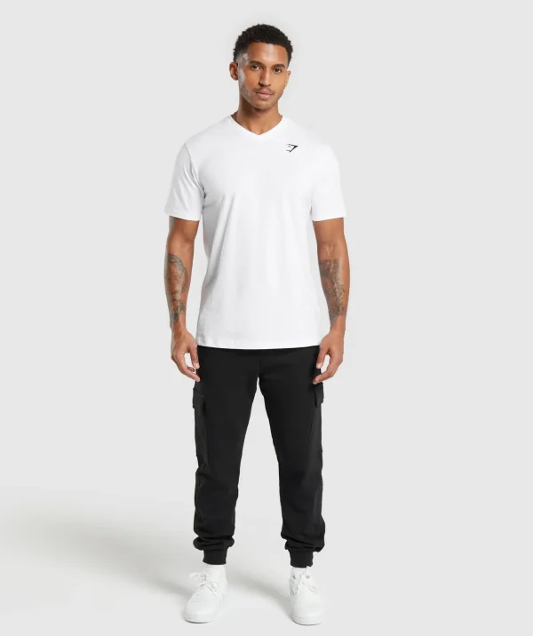 Crest V-Neck T Shirt