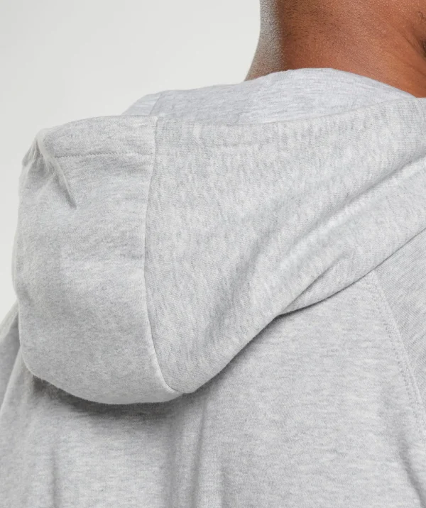 Crest Zip Up Hoodie