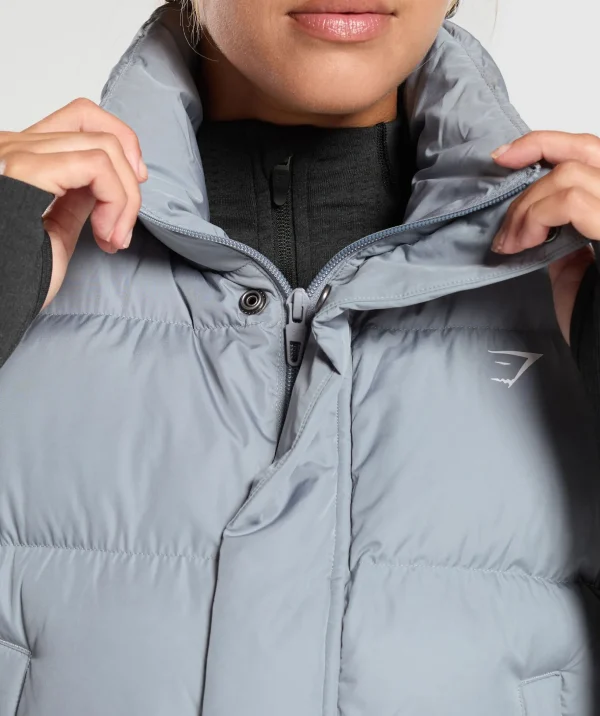 Cropped Midi Gilet