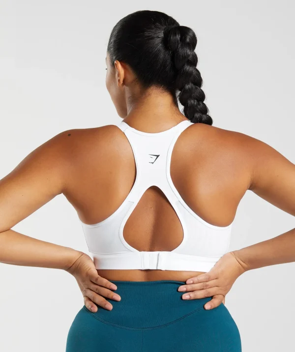 Cut Out Back High Support Sports Bra