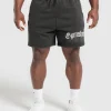 Distressed Graphic 7" Shorts