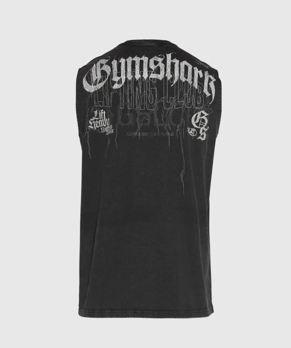 Distressed Graphic Tank