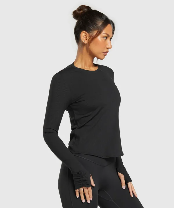Elevate Long Sleeve Ruched Top