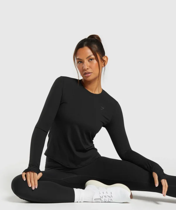 Elevate Long Sleeve Ruched Top
