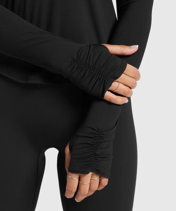 Elevate Long Sleeve Ruched Top