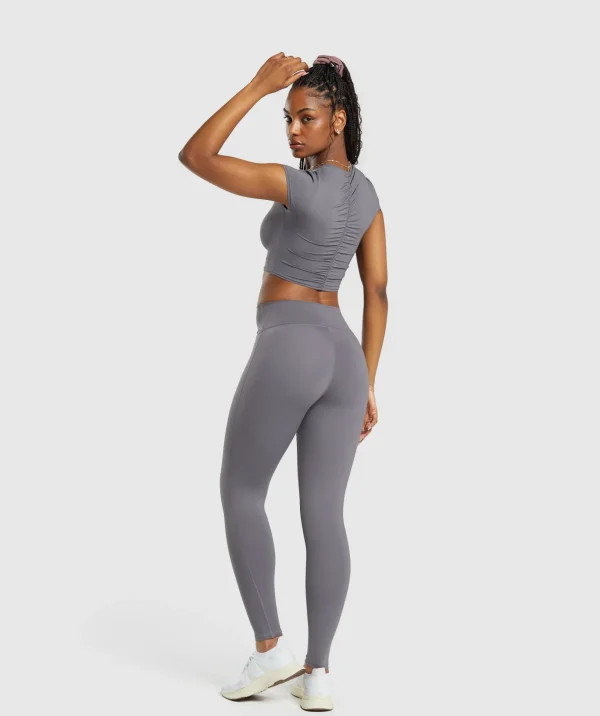 Elevate Ruched Crop Top
