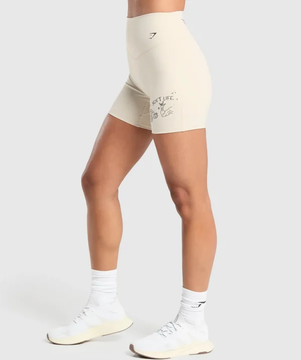 Elevate Tattoo Graphic Shorts