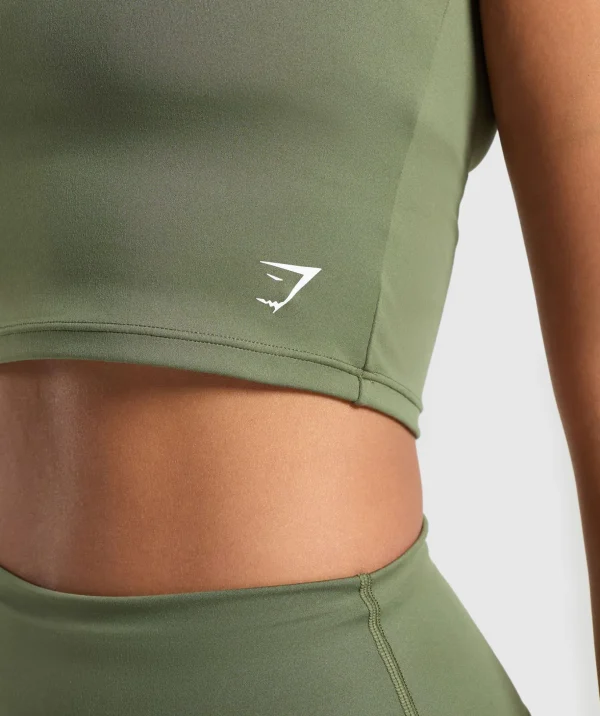 Everyday Cap Sleeve Crop Top