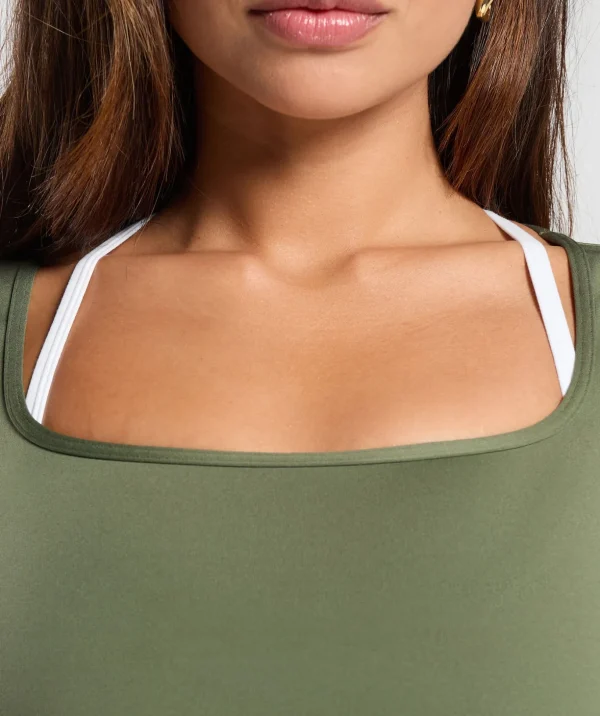 Everyday Cap Sleeve Crop Top