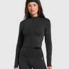 Everyday Seamless Zip Tracktop