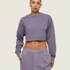 everywear Cropped Long Sleeve Tee