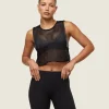 everywear Cropped Mesh Tank