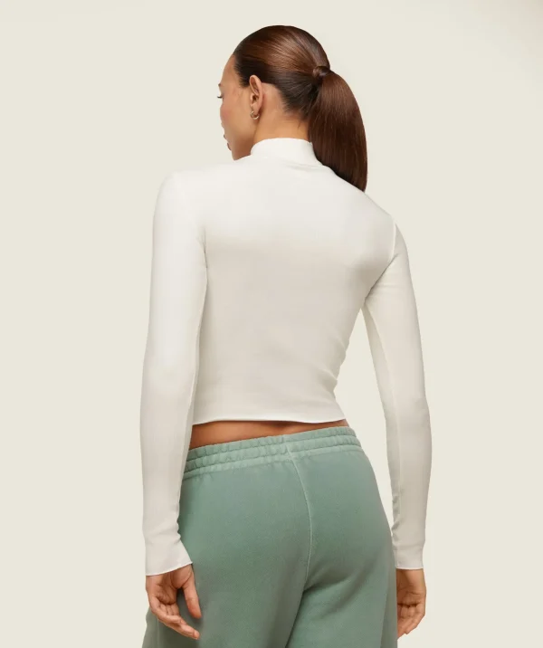 everywear Long Sleeve Ribbed Turtle Neck
