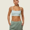 everywear Ribbed Bandeau Bra