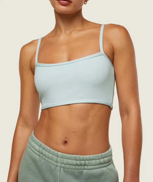 everywear Ribbed Bandeau Bra