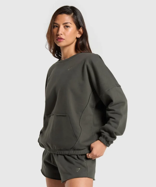 Fleece Oversized Sweatshirt
