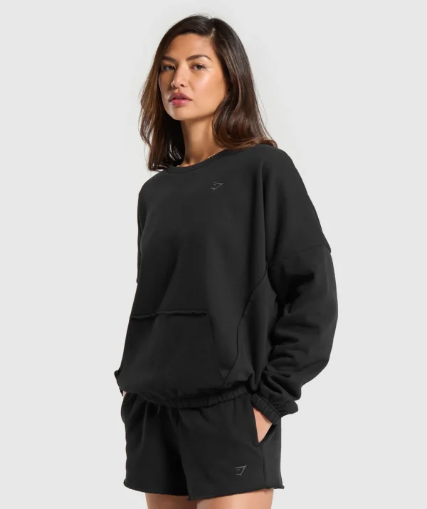 Fleece Oversized Sweatshirt