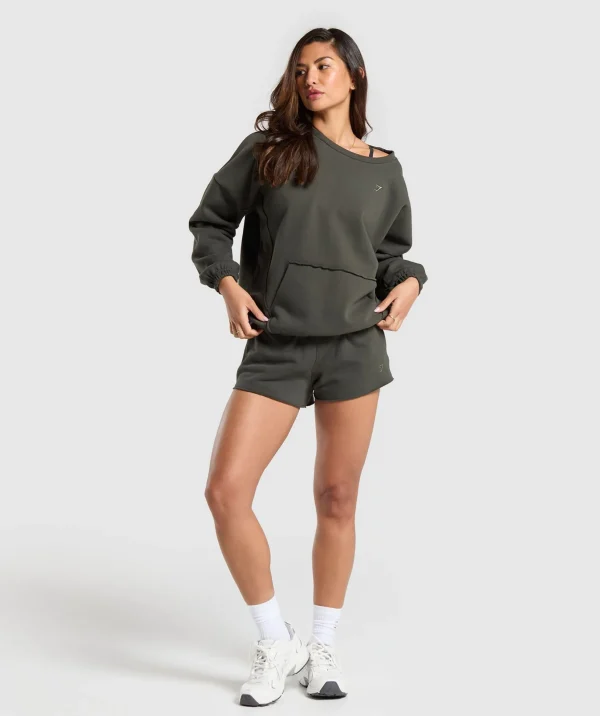 Fleece Oversized Sweatshirt