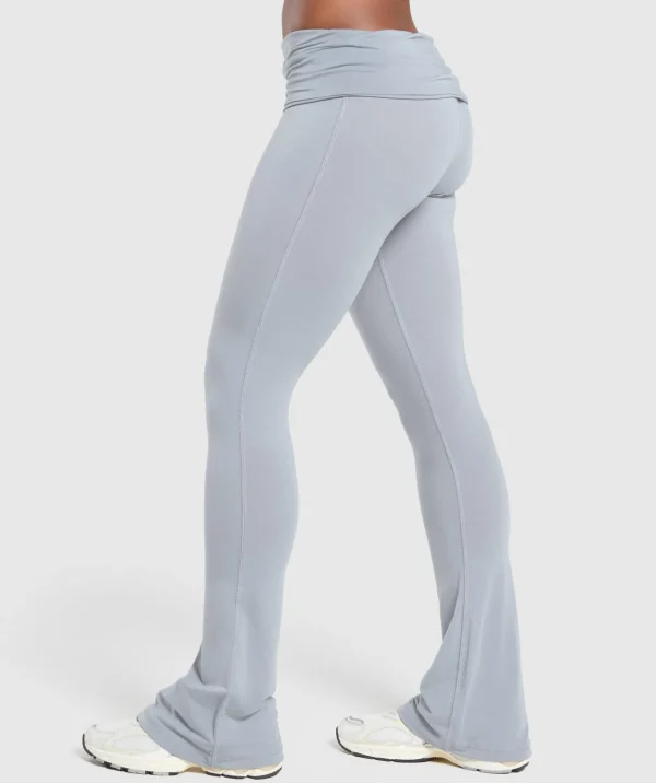 Foldover Flared Leggings