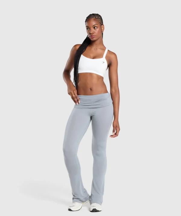 Foldover Flared Leggings