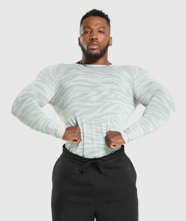 Geo Animal Seamless Long Sleeve T-Shirt