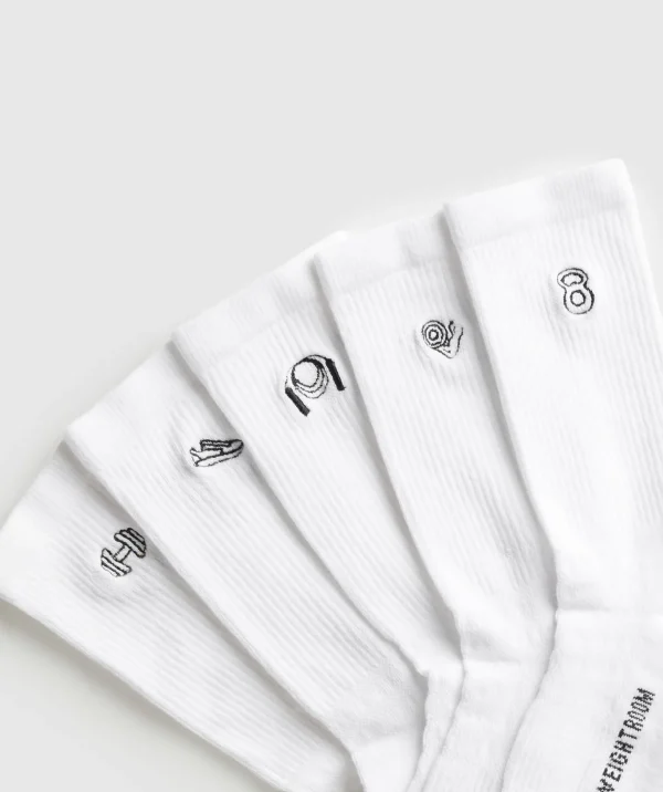 Graphic Conditioning Crew Socks 5pk
