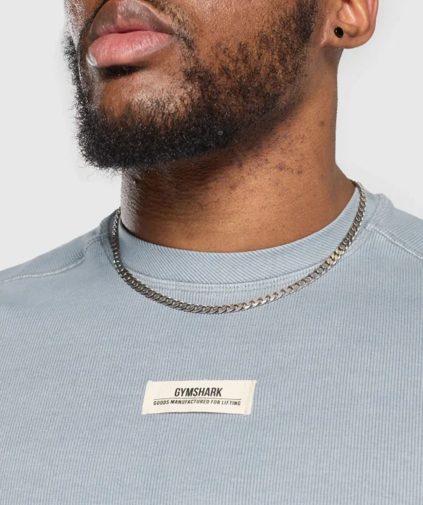 Heavyweight Rib Short Sleeve Crew