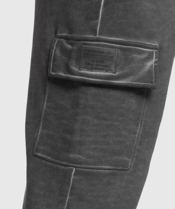 Heavyweight Washed Cargo Joggers