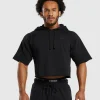 Legacy Short Sleeve Crop Hoodie