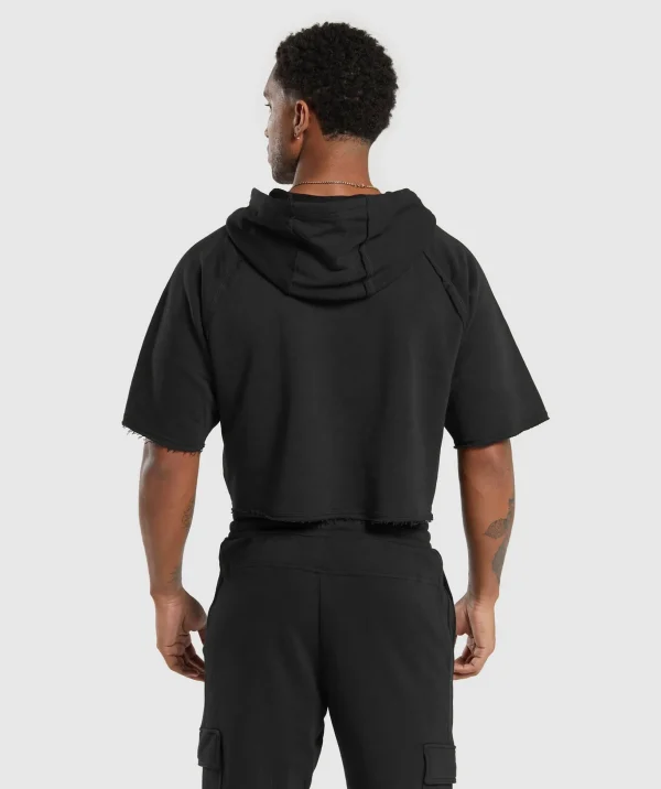 Legacy Short Sleeve Crop Hoodie