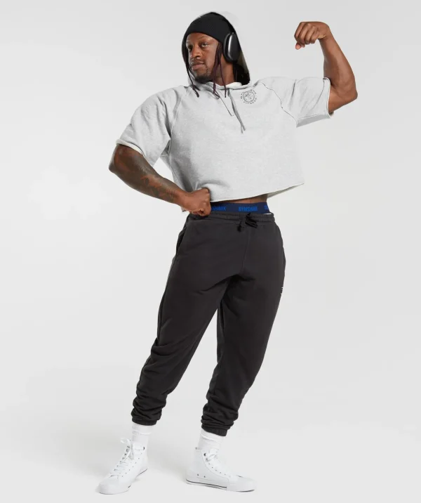 Legacy Short Sleeve Crop Hoodie