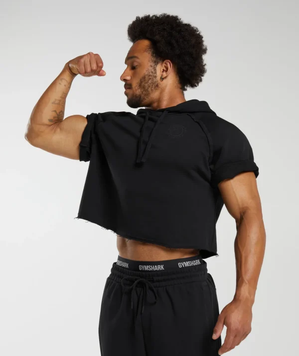 Legacy Short Sleeve Crop Hoodie