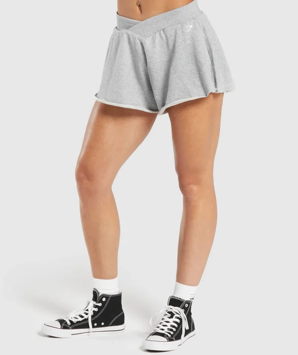 Lifting Crossover Cotton Shorts