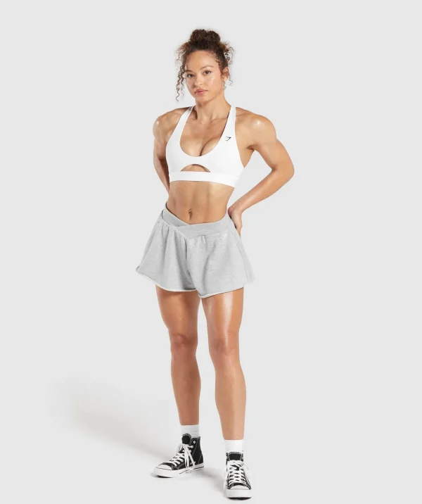 Lifting Crossover Cotton Shorts