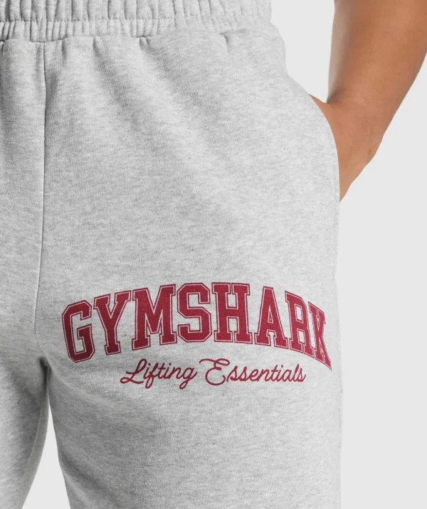 Lifting Essentials Graphic Brushed Oversized Joggers