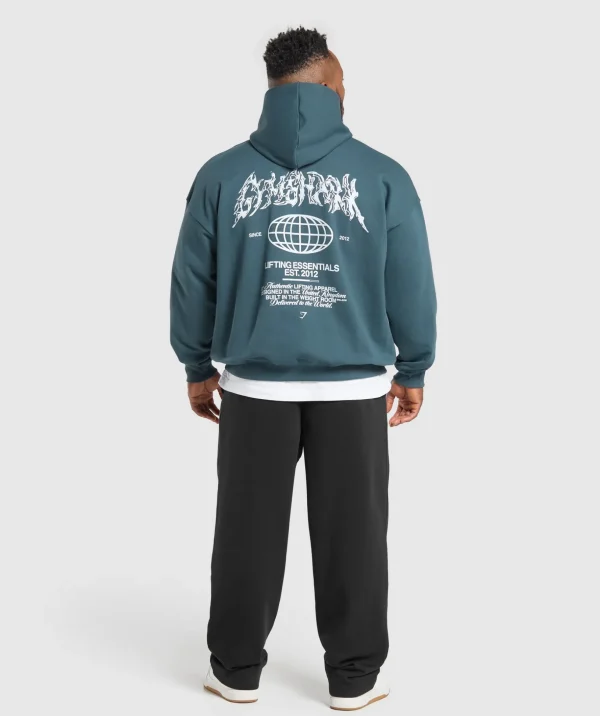 Metal Lifting Graphic Hoodie