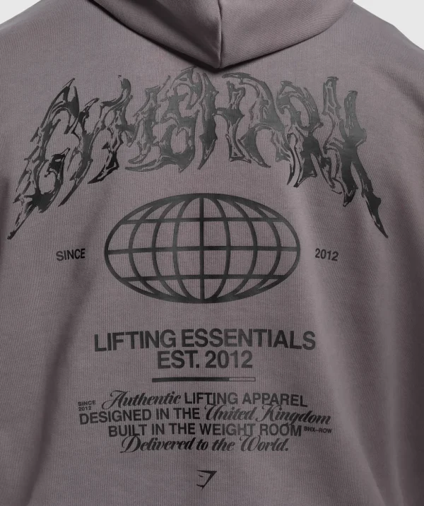 Metal Lifting Graphic Hoodie