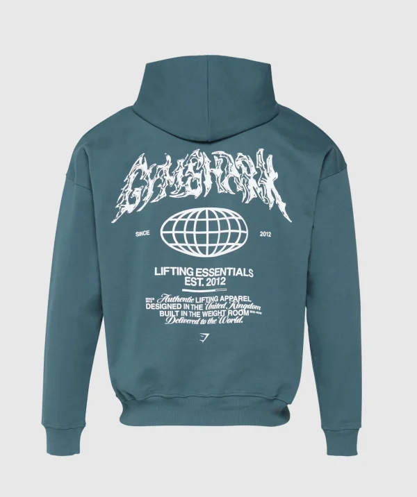 Metal Lifting Graphic Hoodie