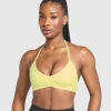 Minimal Halterneck Sports Bra