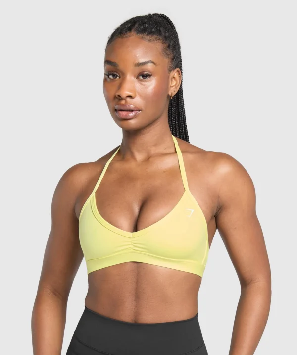 Minimal Halterneck Sports Bra